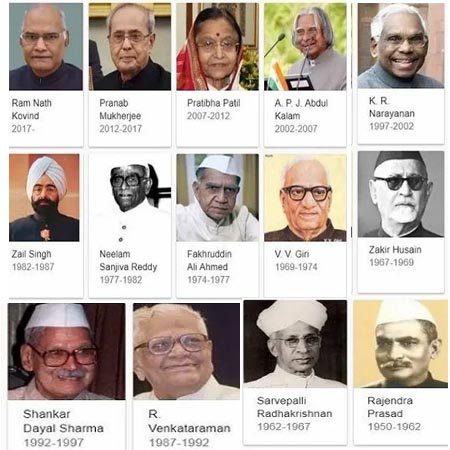 Presidents of India List from 1950 to 2022 - AssamStudyPoint.Com